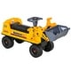 preview thumbnail 1 of 5, Kids Bulldozer Ride-On Toy for Toddler with Tough Wheels, Outdoor Construction Toy with Controllable Digging Bucket Yellow