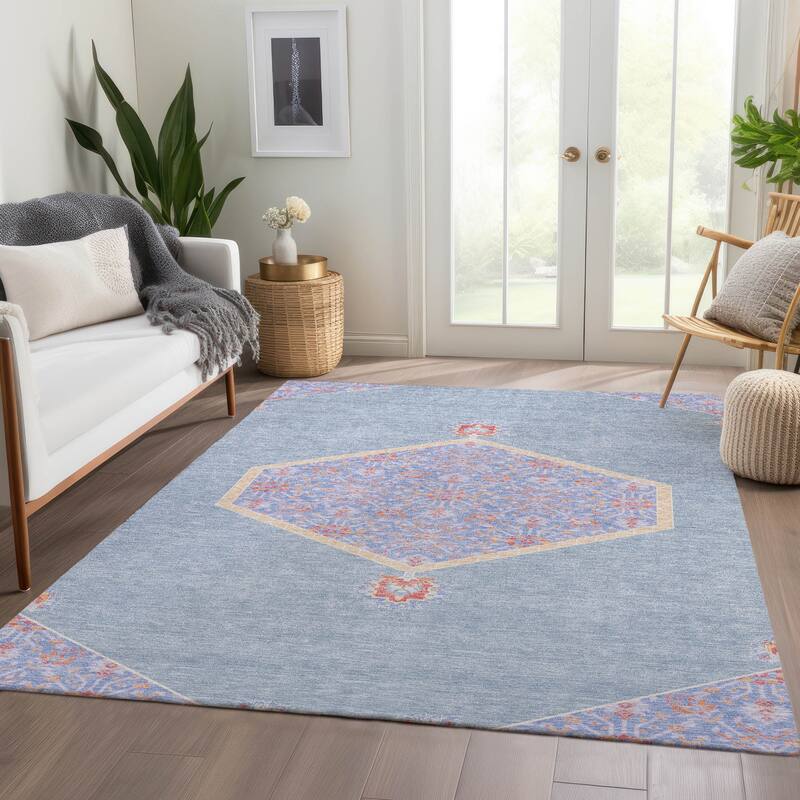 Premium Washable Super Soft Traditional Global Mayfield Rug