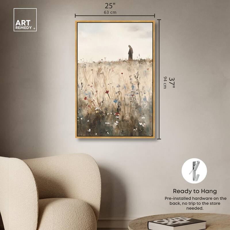 Ambling Monk Canvas by Art Remedy