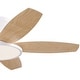 preview thumbnail 26 of 113, 5 - Blade Low Profile Flush Mount Modern Ceiling Fan with LED Light and Remote