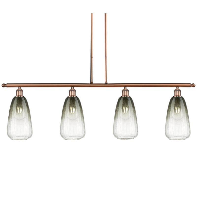 Innovations Lighting 516-4I-14-48 Brookhaven Almond Linear Brookhaven - Antique Copper / Slate
