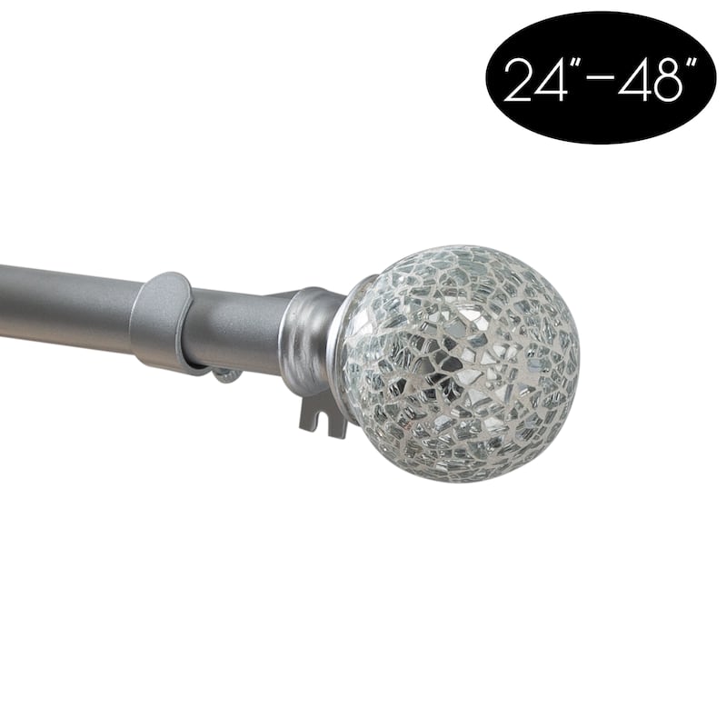 Home Details Palermo 28-48" Adjustable Curtain Rod