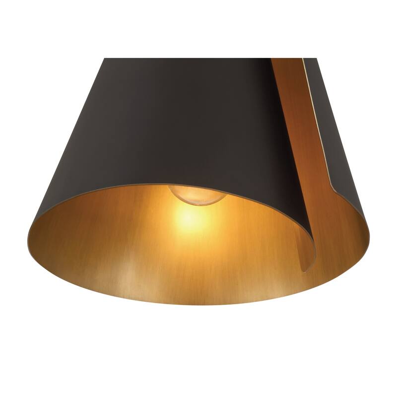 Minka Lavery 135 Hillcrest 12" Wide Pendant with a Steel Shade