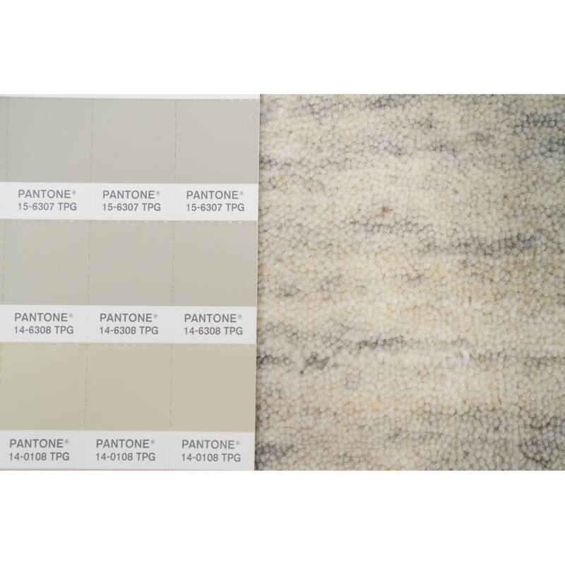 Hand Knotted Oriental 100% Wool Carpet Tribal Animal Pictorial Beige & Ivories Gabbeh Area Rug - 7' 9'' X 5' 1''