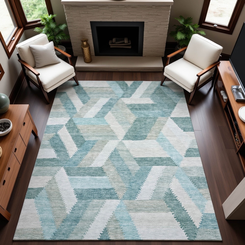 Premium Washable Super Soft Modern Cali Mayfield Rug