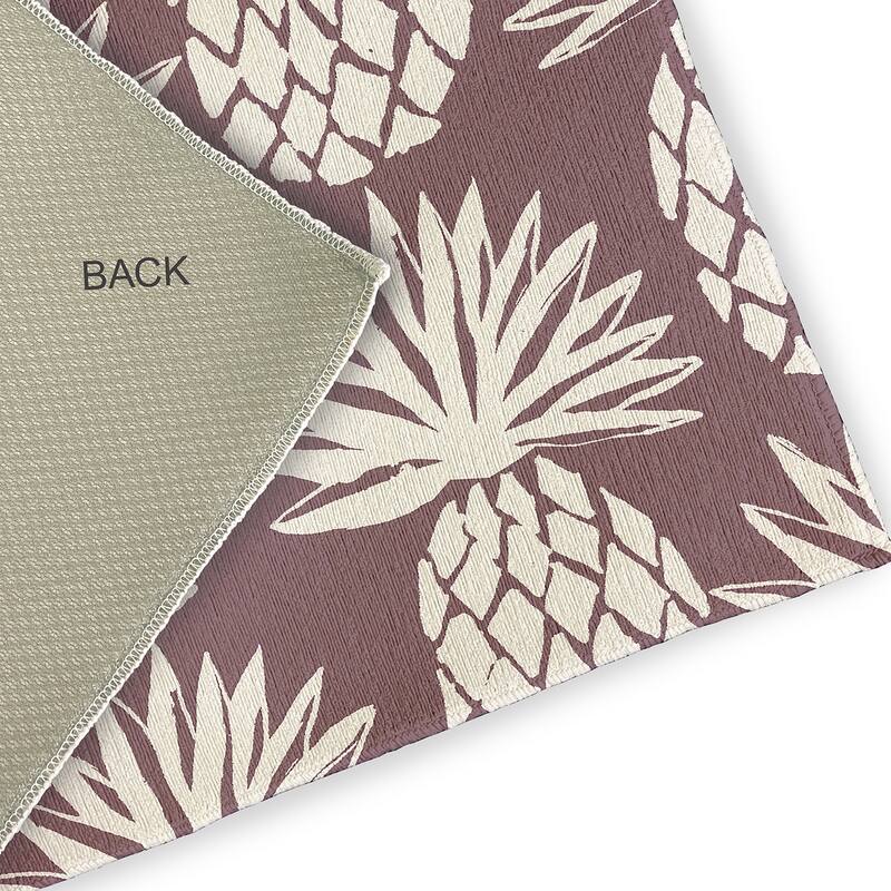 Pineapple Pattern Indoor/Outdoor Rug