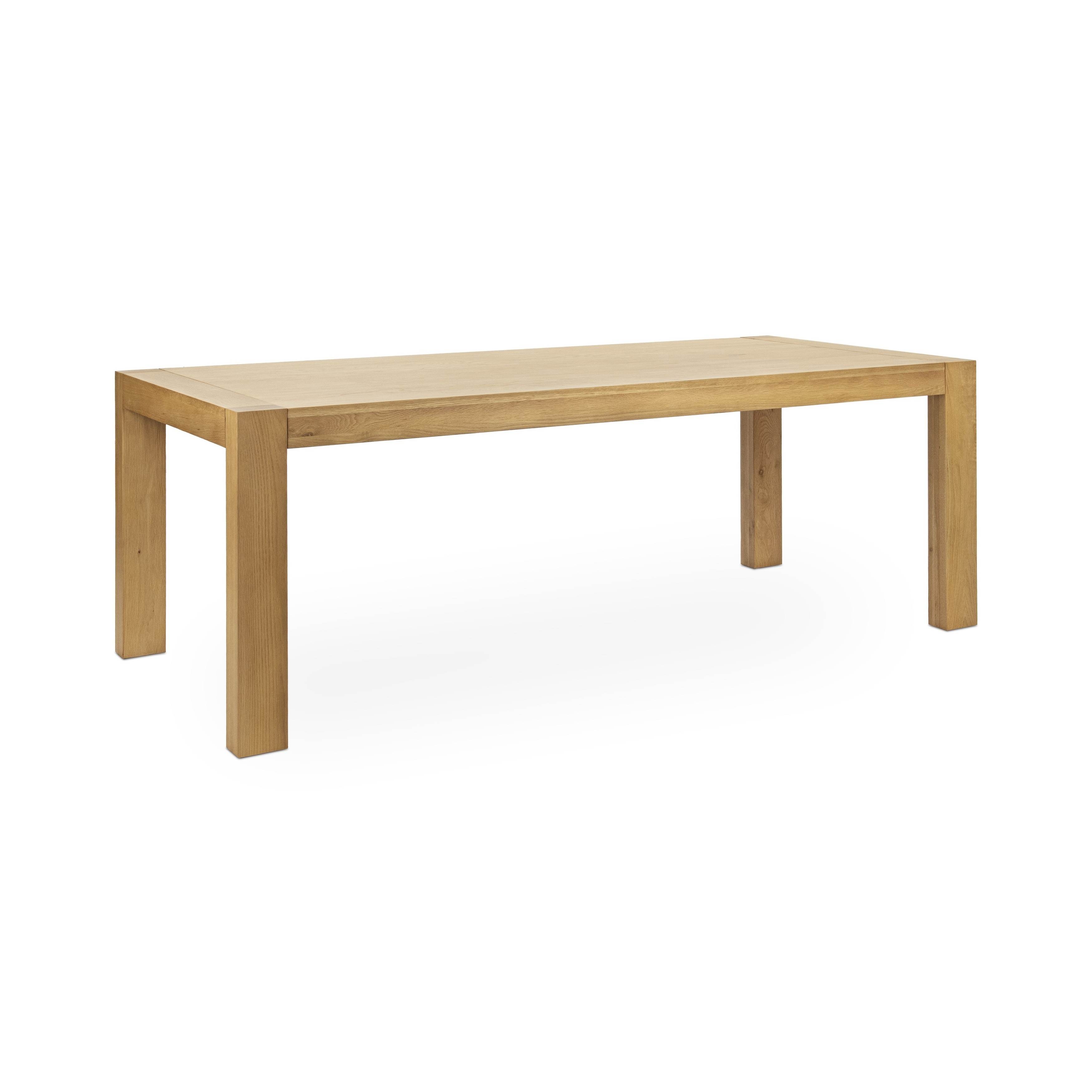 Parsons 84" Oak Wood Dining Table