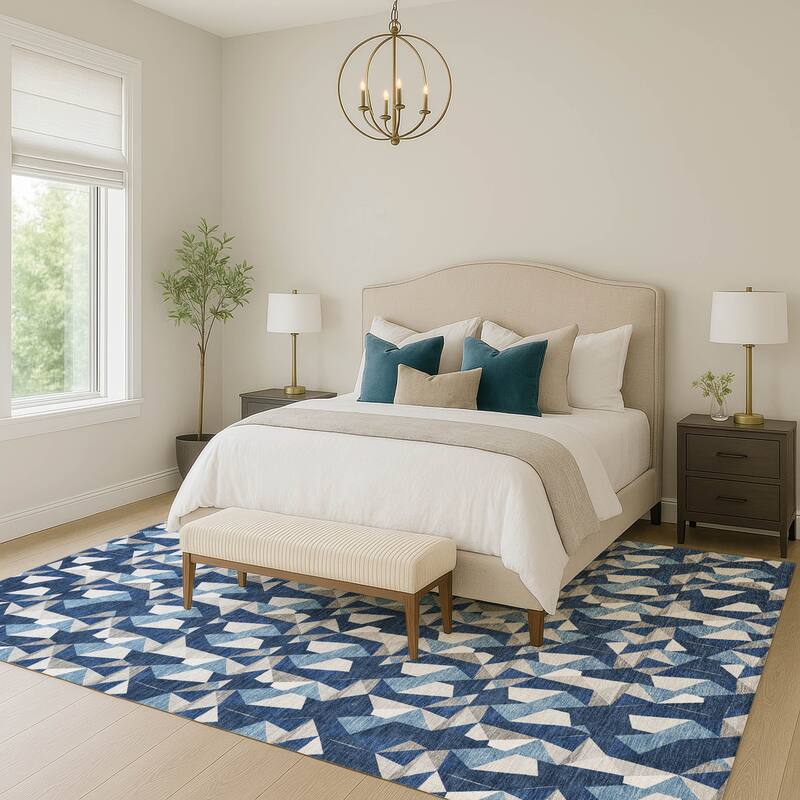 Machine Washable Indoor/ Outdoor Chic Hooper Chantille Rug