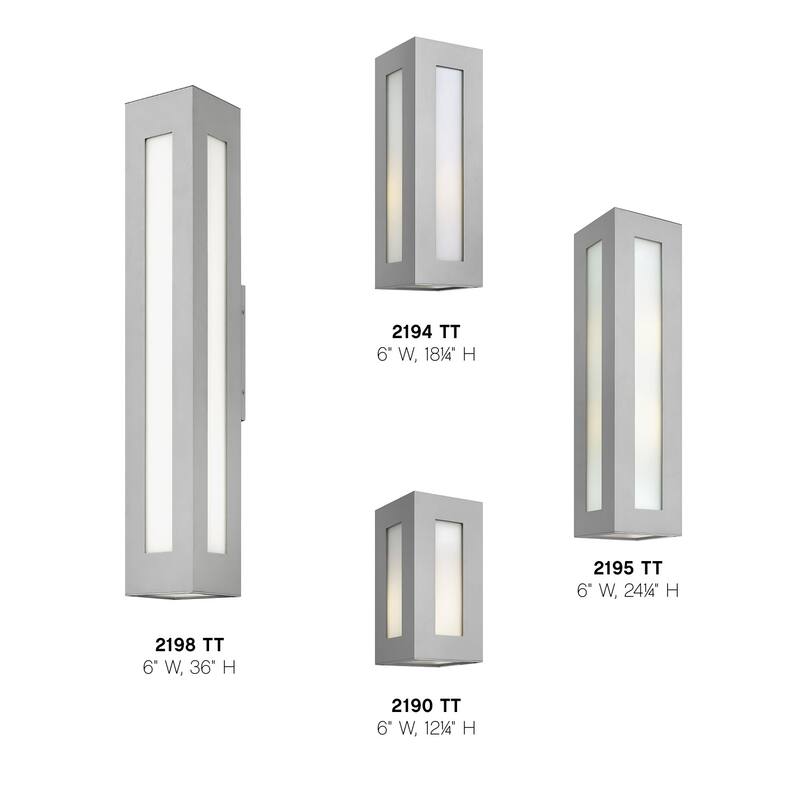 Hinkley Lighting 2 Light 12.25" Height LED Outdoor Flush Mount Wall
