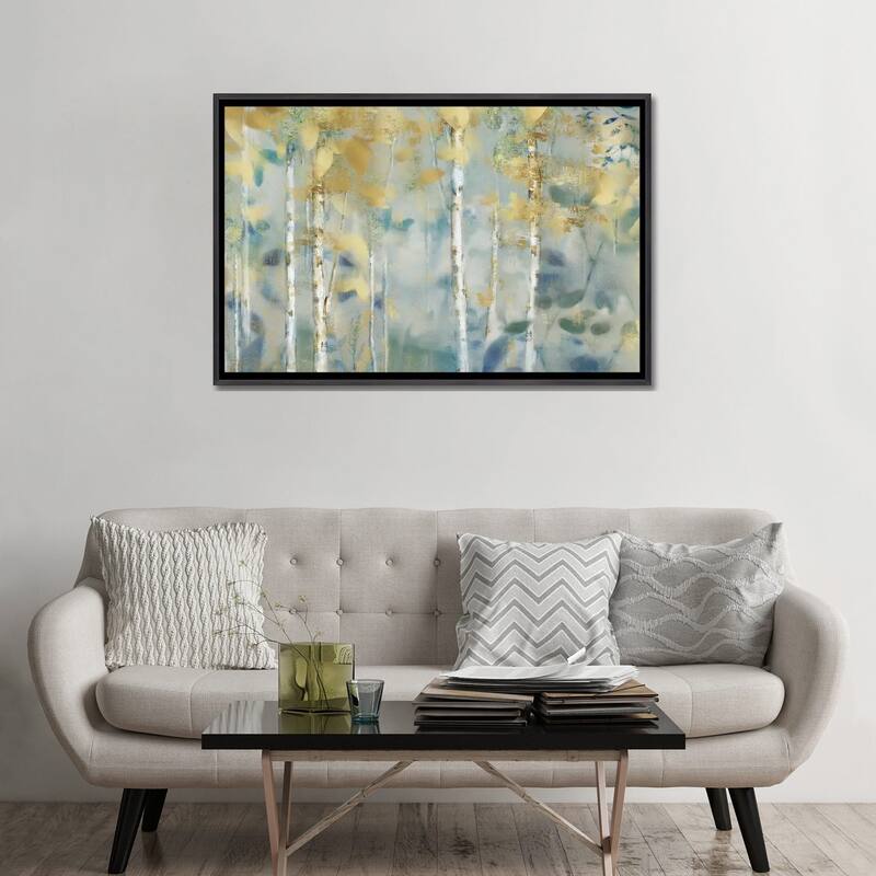 iCanvas "Gilded Forest II" by Nan Framed