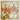 Gold Canvas Abstract Framed Wall Art with Gold Frame - Multi-color