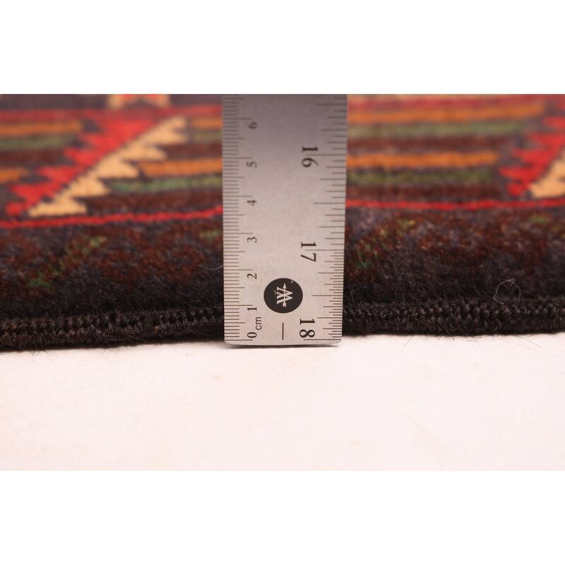 ECARPETGALLERY Hand-knotted Teimani Dark Navy Wool Rug - 3'10 x 6'9