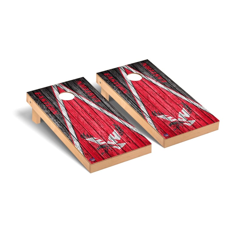 Eastern Washington Eagles Triangle Cornhole Board Set