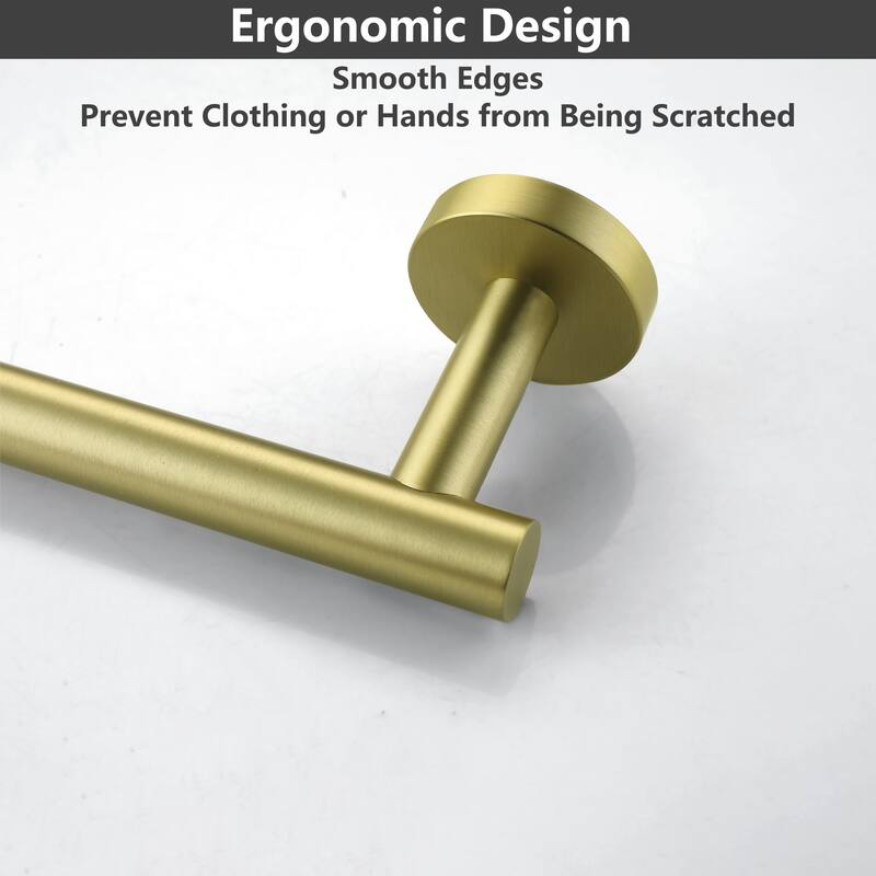 6-Piece Bath Hardware Set in Stainless Steel