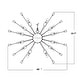 preview thumbnail 5 of 5, 24-Light Starburst Sparkling Sputnik Chandelier Large Pendant Light