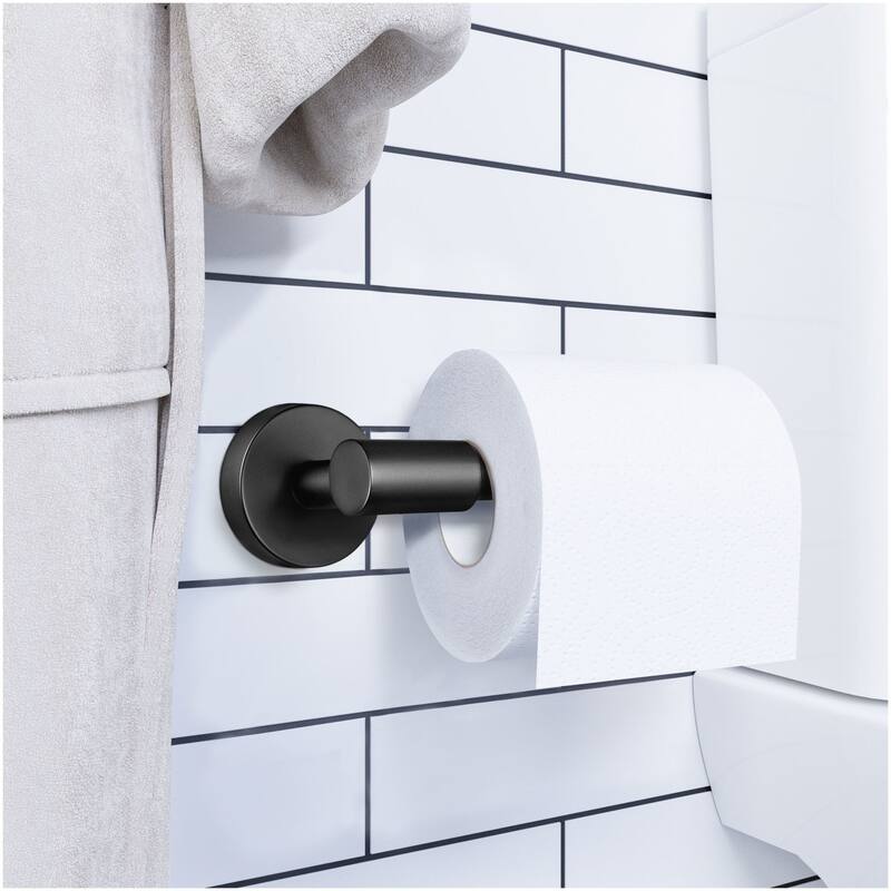 Design House 559344 Graz Park Wall Mounted Euro Toilet Paper Holder
