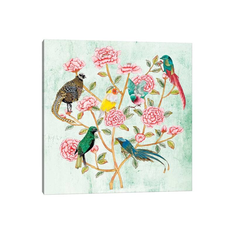 iCanvas "Minty Chinoiserie II" by Melissa Wang Canvas Print