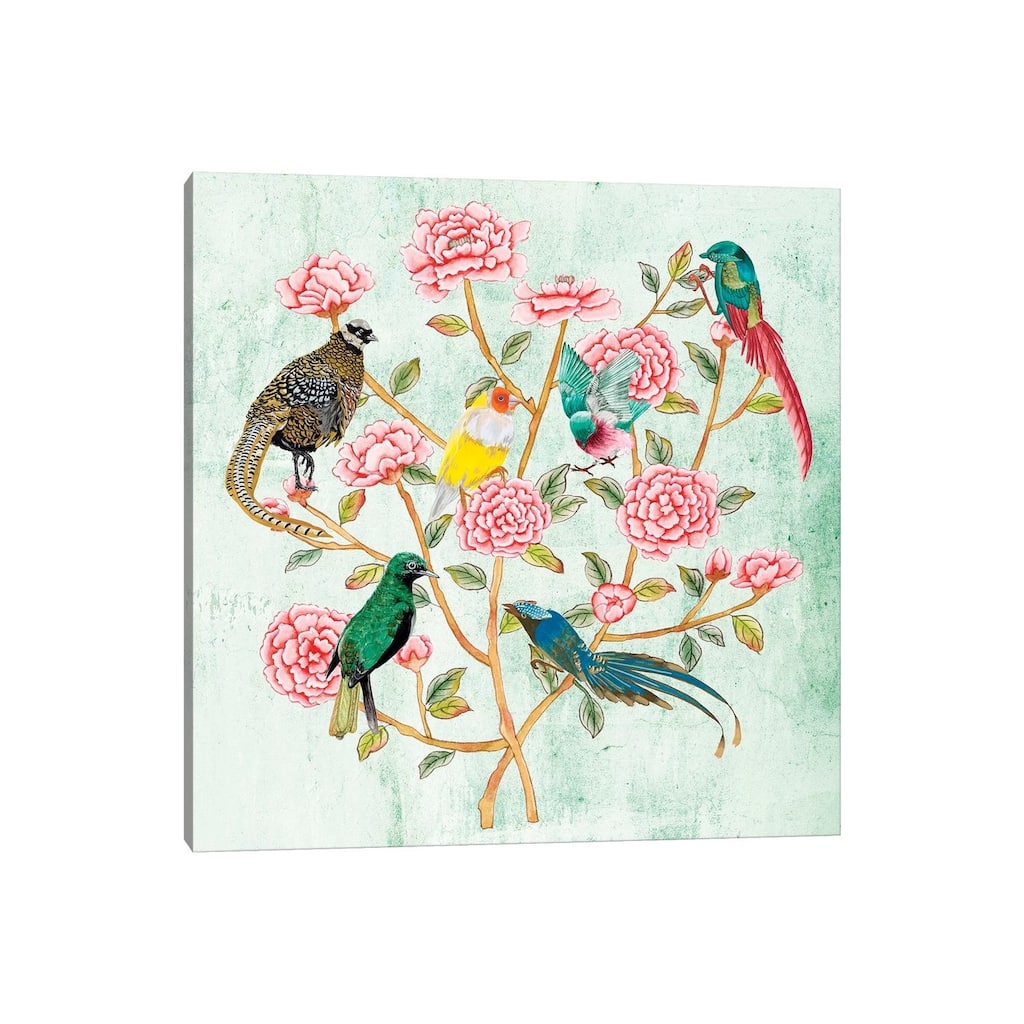 iCanvas "Minty Chinoiserie II" by Melissa Wang Canvas Print