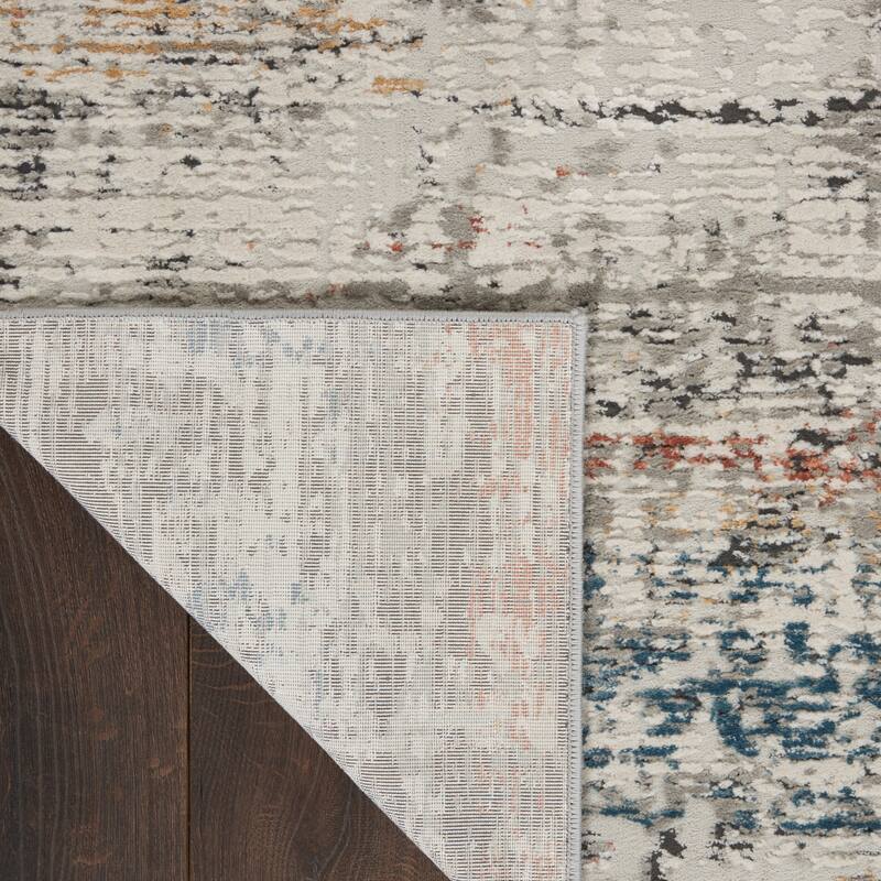 Nourison Rustic Textures Contemporary Abstract Area Rug