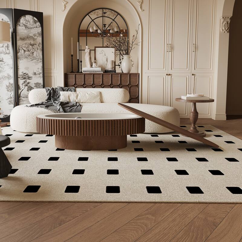 Modern 47" Oval Coffee Table with Storage Solid Wood Veneer for Living Room and Bedroom Decor