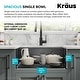 preview thumbnail 86 of 162, KRAUS Kore Workstation Undermount Stainless Steel Kitchen Sink
