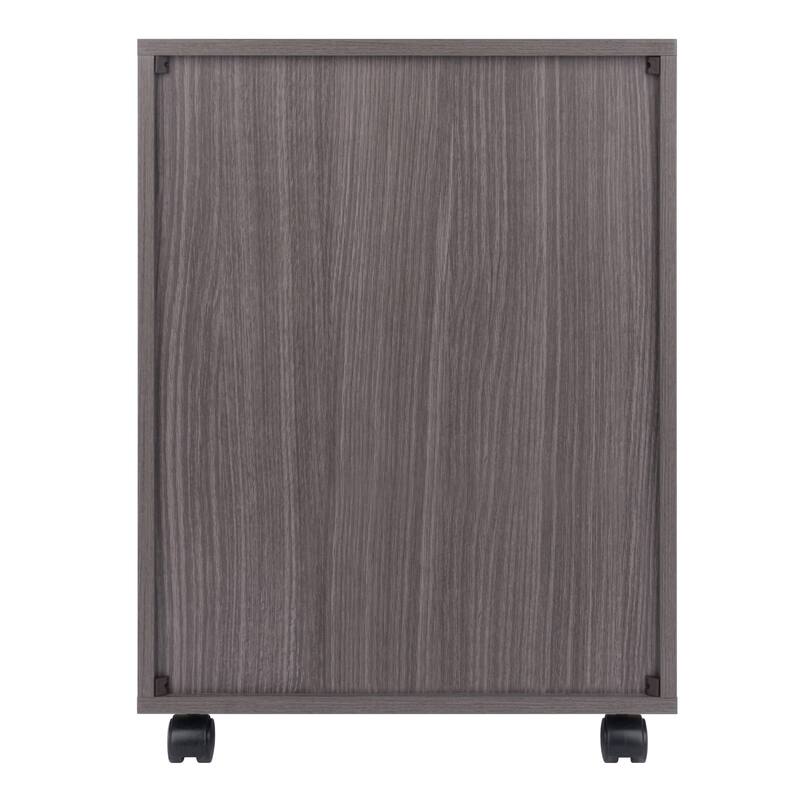 Halifax 5-Drawer Mobile Cabinet Charcoal Finish