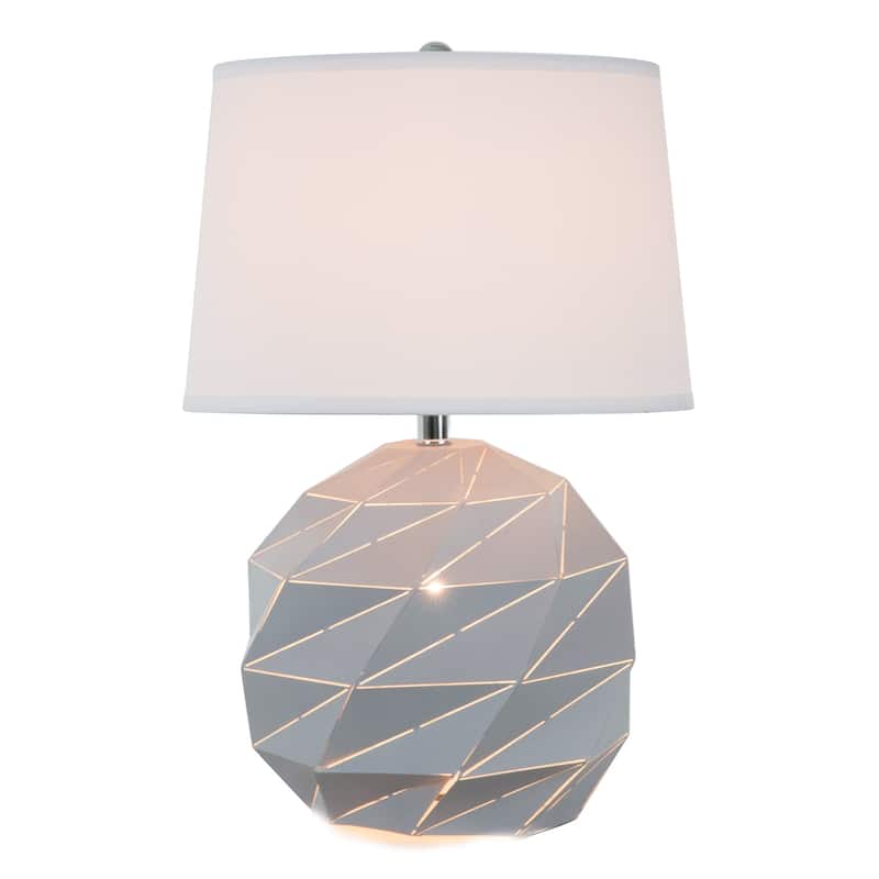 24"H Metal Table Lamp w/25W E12 Night Light
