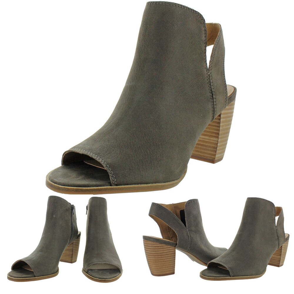 lucky brand peep toe bootie