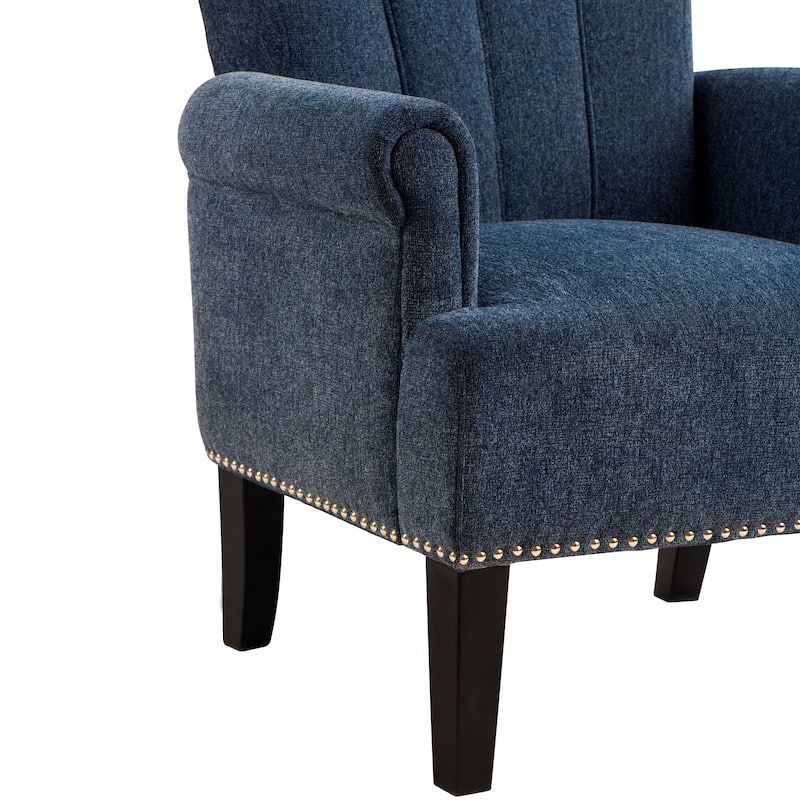 24" Polyester Accent Chair