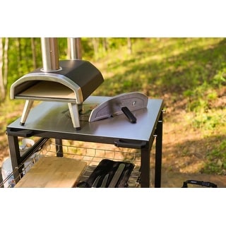 NUUK Deluxe 30IN Stainless Steel Pizza Oven Table - N/A - Bed Bath & Beyond - 38394671