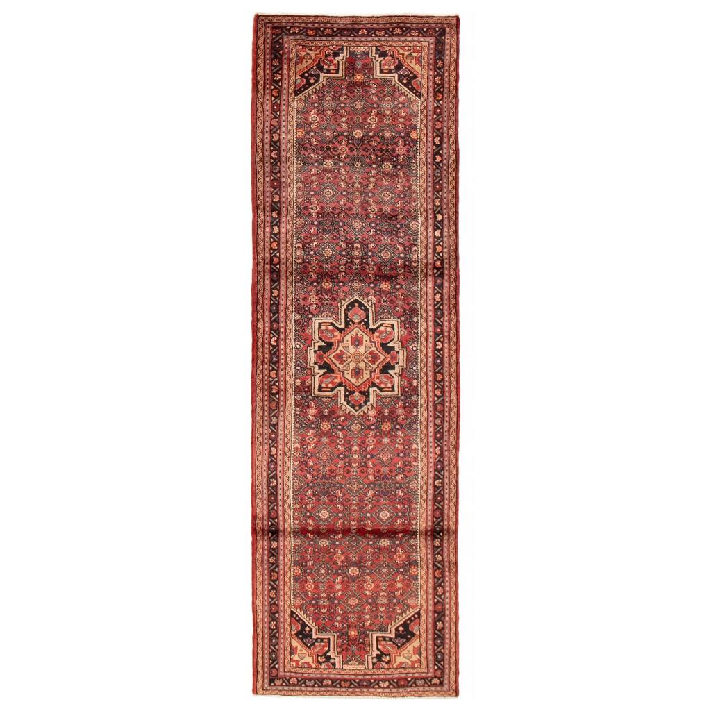 ECARPETGALLERY Hand-knotted Andelz Copper Wool Rug - 2'11 x 9'10