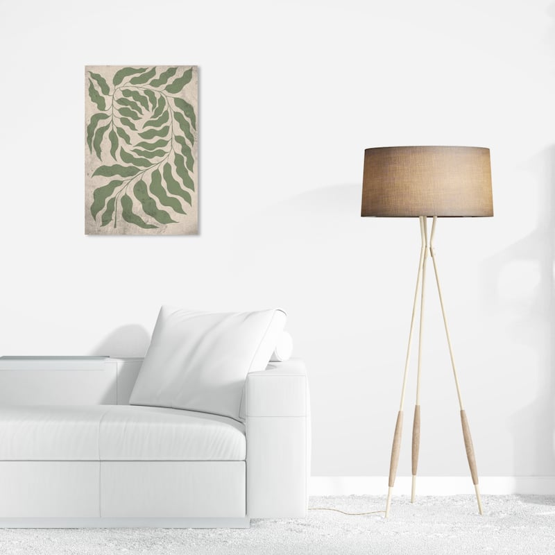 Wynwood Studio Canvas Floral and Botanical Compound Leaves Green and Modern & Contemporary Wall Art Canvas Print - 16 x 24