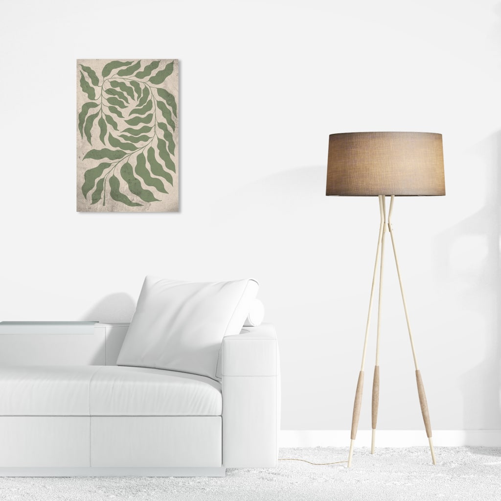 Wynwood Studio Canvas Floral and Botanical Compound Leaves Green and Modern & Contemporary Wall Art Canvas Print