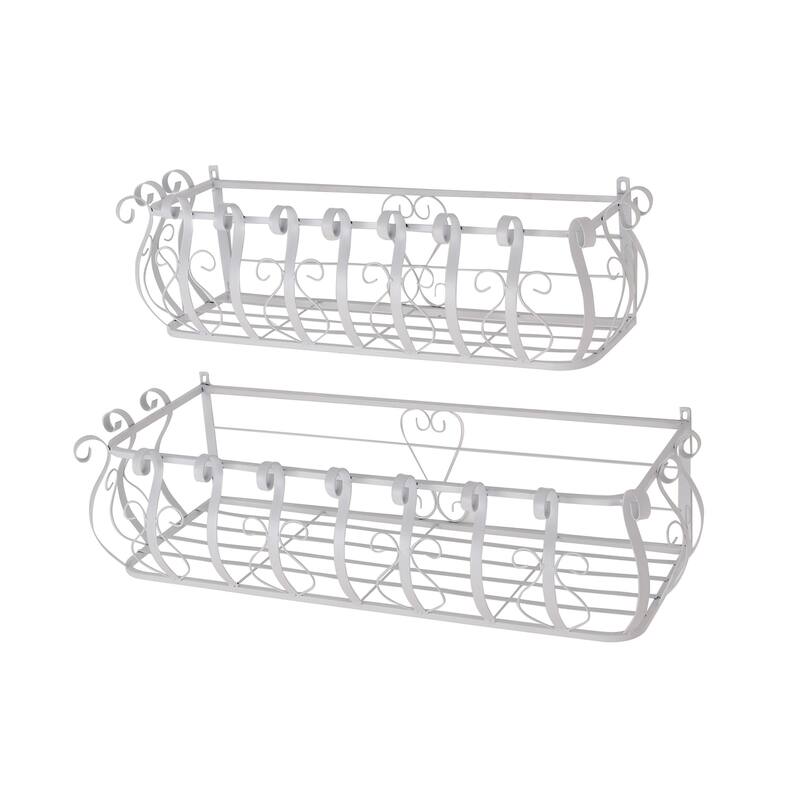 Wall Storage Rack Set of 2 33 x 28 Bed Bath & Beyond 20444984