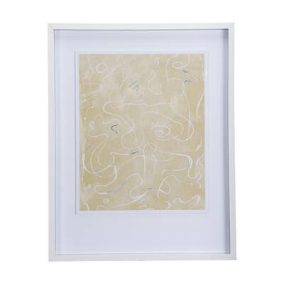 Thread Yellow II Framed Art Print