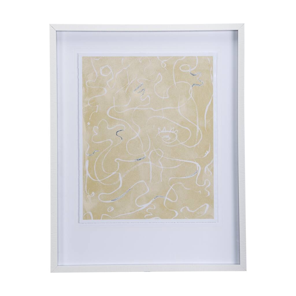 Thread Yellow II Framed Art Print