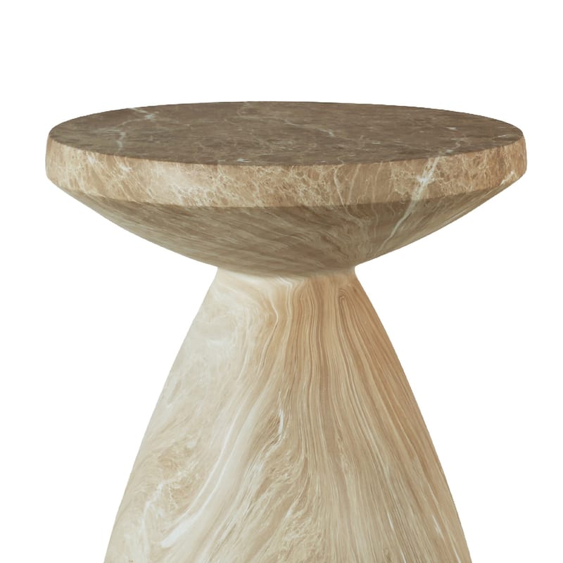 Drum End Tables for Patio Tree Stump Garden Stool indoor and Outdoo