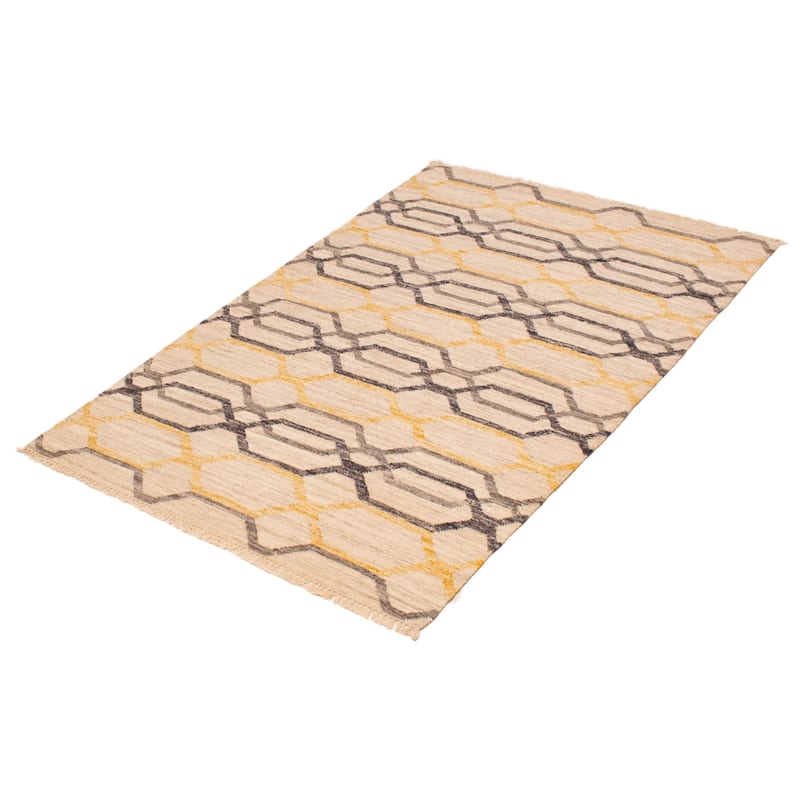 Ankara FW Beige Kilim 5'1" x 7'5" - 5'1 x 7'5
