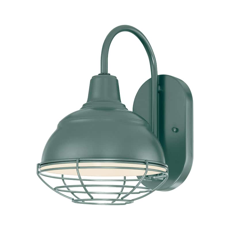 R Series 1-Light Wall Bracket - Satin Green