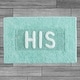 preview thumbnail 48 of 59, Jean Pierre Novelty Cotton Bath Rug - 21"x34" - "His" & "Hers"