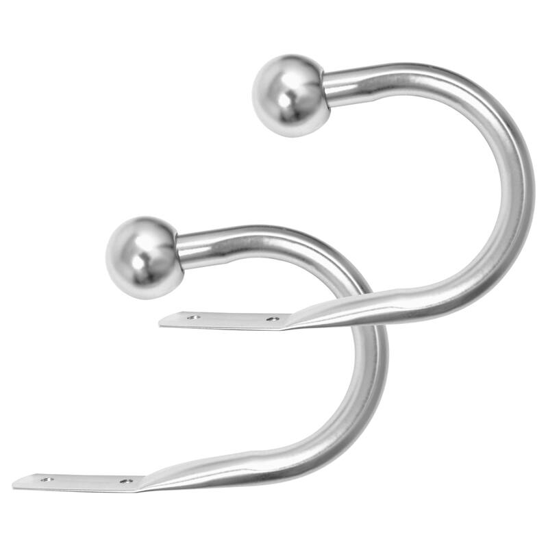 Chicology Holdbacks, Curtain & Drapery Rod Tie Backs & Hardware, Essential - Set of 2
