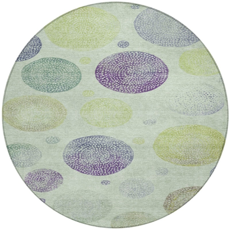 HomeRoots Geometric Transitional Rectangle Outdoor Rug
