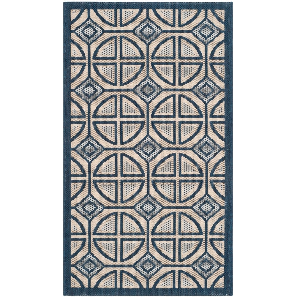 SAFAVIEH Courtyard Saundra Indoor/ Outdoor Patio Backyard Rug