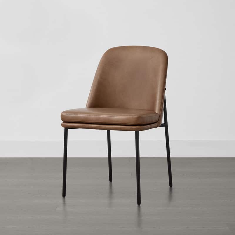 Evelyn Modern Dining Chair with Metal Legs Set of 2