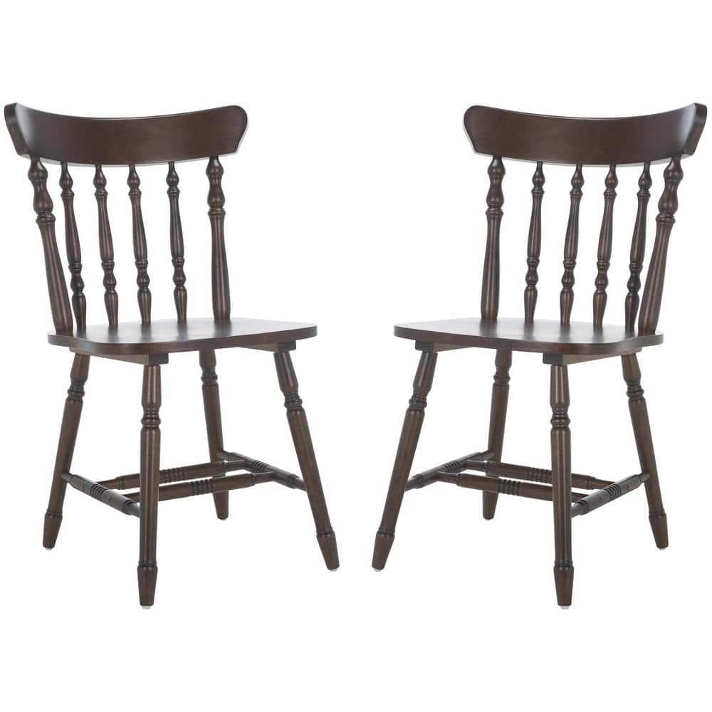 SAFAVIEH HOME Coralyn Caprail Dining Chair (Set of 2) - 17"W x 20"D x 34"H