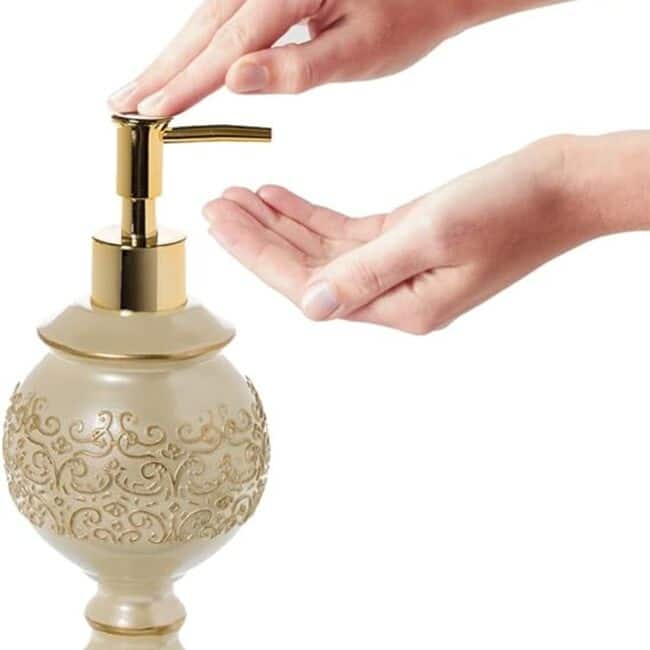 Creative Scents Shannon 6-piece Bath Accessory Set - Beige