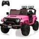 preview thumbnail 28 of 34, 24V Kids Electric Ride-On Car, 2-Seater 4WD Pink