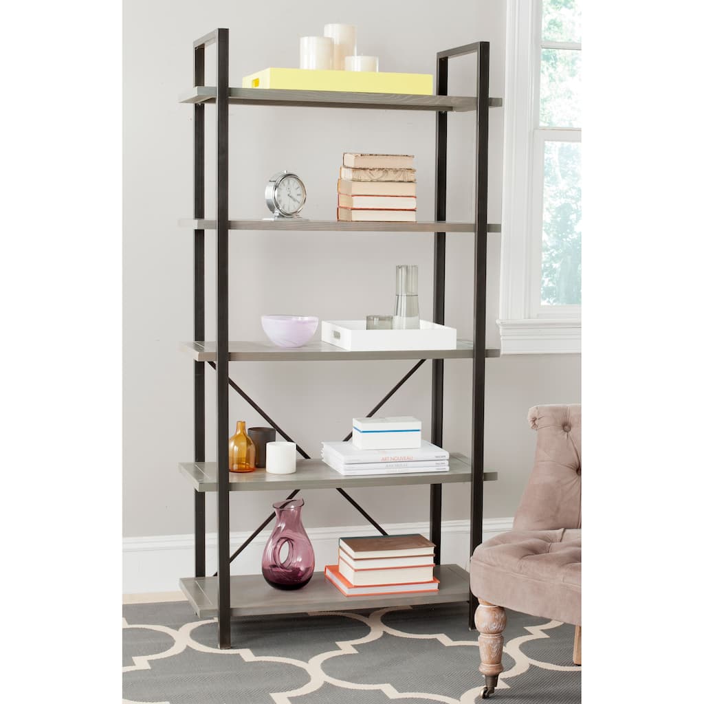 SAFAVIEH Shoko 5-Level Etagere - 33.7" x 14.5" x 65" - 34Wx15Dx65H