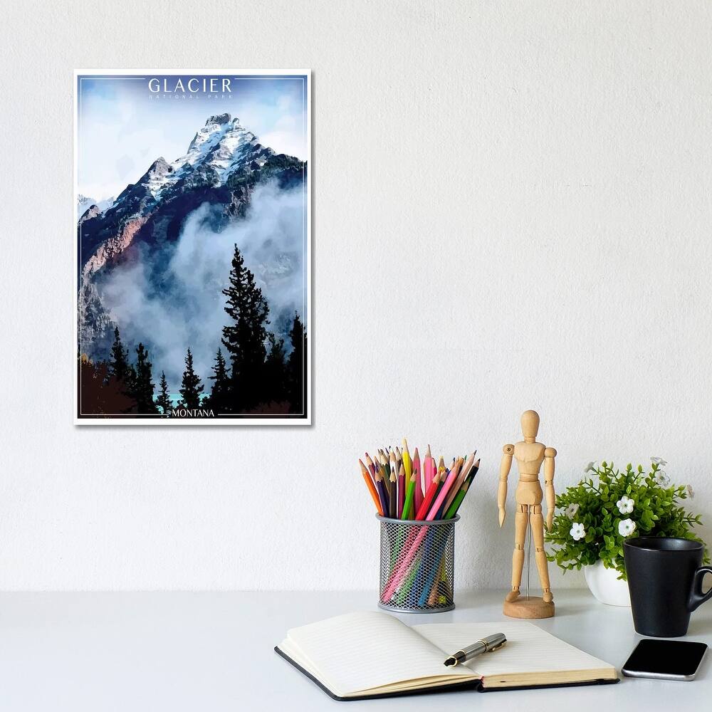 iCanvas "Glacier National Park" by Old Red Truck Canvas Print