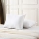 preview thumbnail 1 of 4, Waverly White Goose Feather and Down Blend Pillow, Set of 2